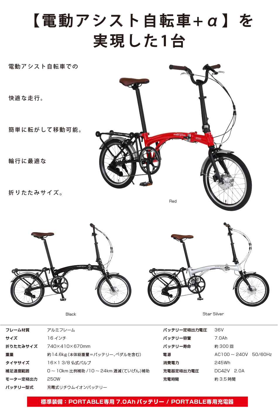 Harry Quinn PORTABLE E-BIKE